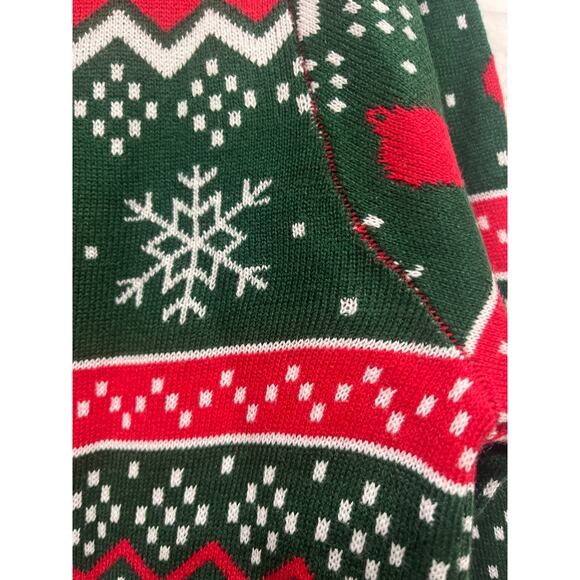 Disney Mickey Mouse Holiday Knit Sweater Christmas Fair Isle Men’s Medium - Picture 6 of 8